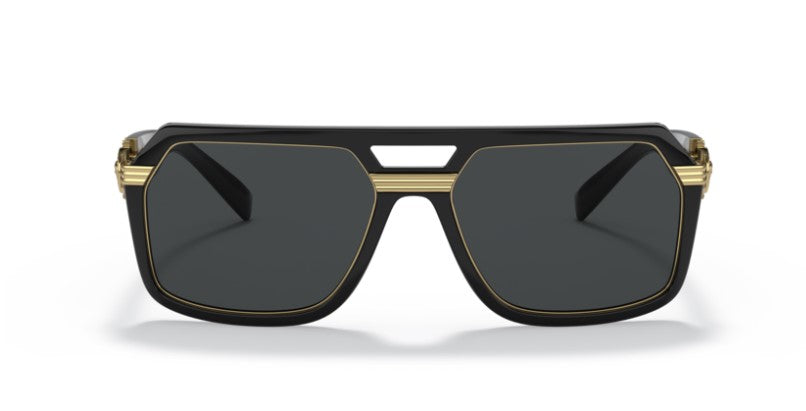 Versace 0VE4399 GB1/87 Black/Dark Grey Wide Pillow Men's Sunglasses