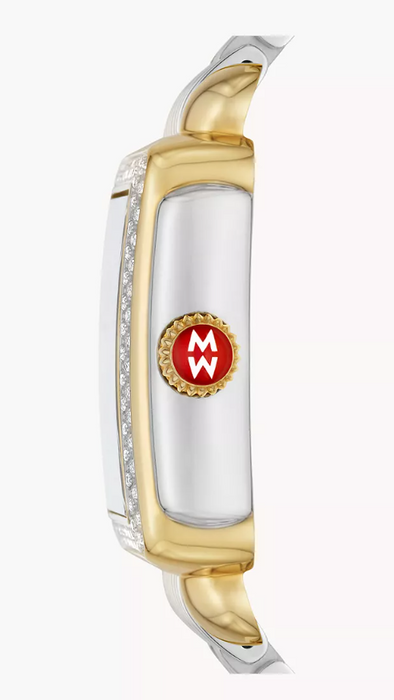 Michele Deco Madison Two-Tone 18K Gold-Plated Diamond Watch MWW06T000248