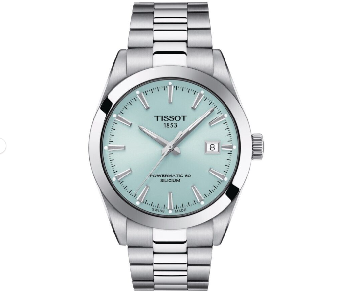 Tissot Automatic Powermatic 80 Ice Blue Round Stainless Steel T1274071135100