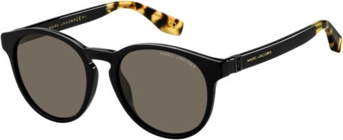 Marc Jacobs Marc 351/S 0807/IR Black/Gray Blue Unisex Sunglasses