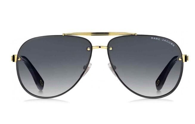 Marc Jacobs MARC-317/S 02F7/9O Gold-Grey/Grey Gradient Men's Sunglasses