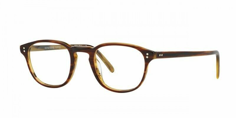 New Oliver Peoples OV 5219 1310 Fairmont Amaretto Stripped Havana Eyeglasses