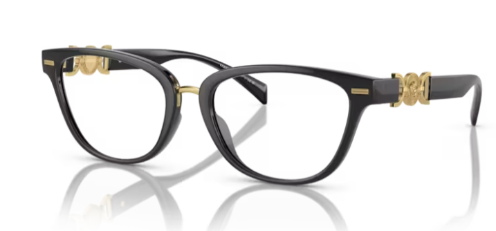 Versace  0VE3336U GB1 Black Cat Eye Women's Eyeglasses