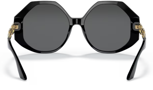 Versace 0VE4395 GB1/87 Black/ Dark grey Square Women's Sunglasses