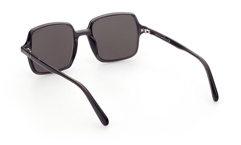 Moncler ML0212 01D Shadorn Transparent Dark Grey/Smoke Polarized Sunglasses