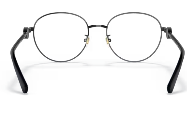 Versace 0VE1273D 1009 Black Round Women's Eyeglasses