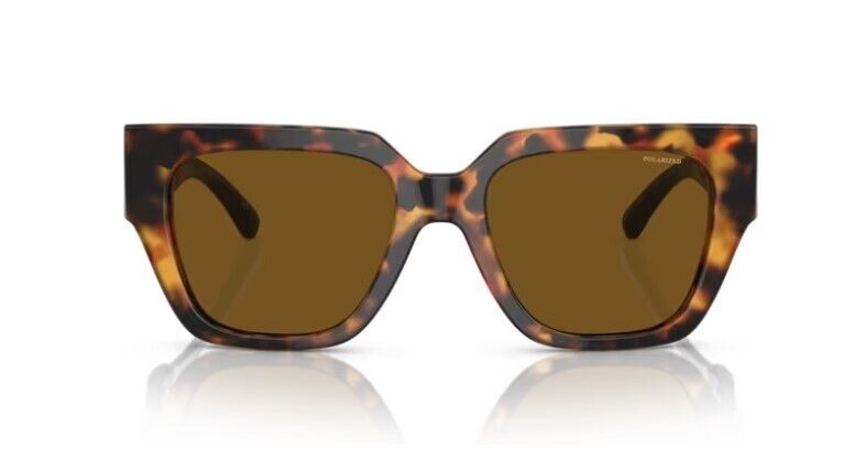 Versace 0VE4409 511983 Havana/ Dark Brown Polarized Square Women's Sunglasses