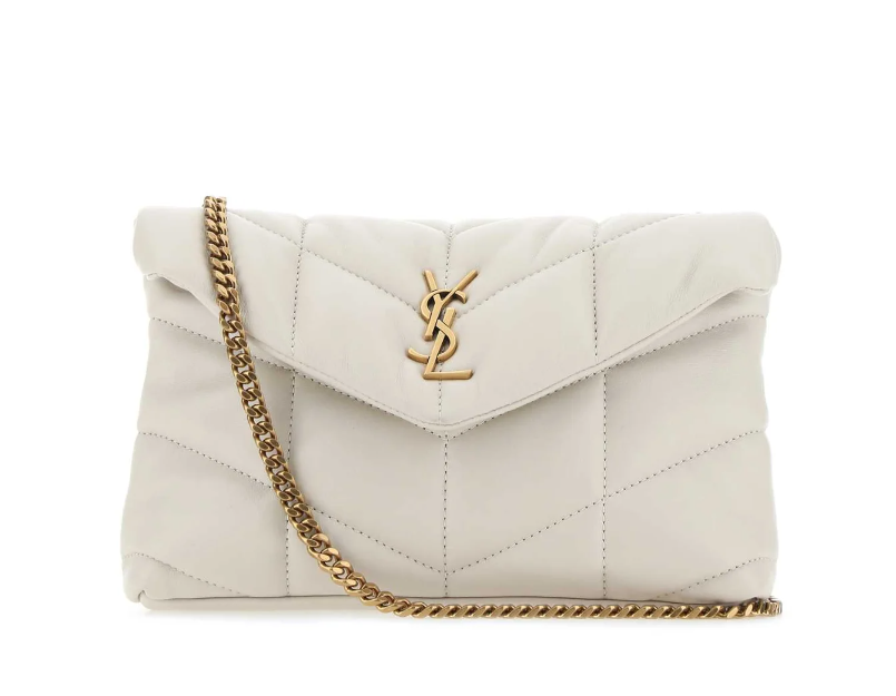 Saint Laurent Puffer Toy White Women's Shoulder Bag 6203331EL07 9207