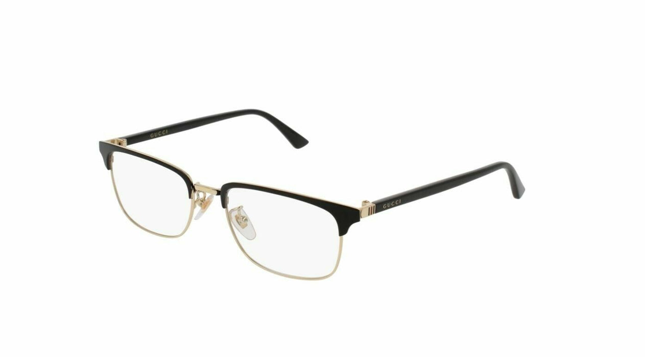 NEW Gucci GG0131 O 001 Black Eyeglasses