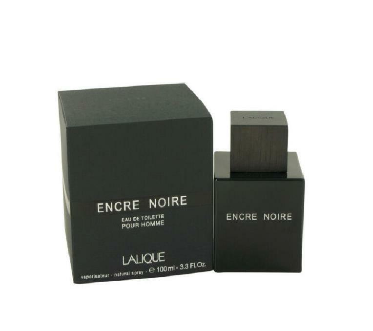 Encre Noire Cologne by Lalique for Men EDT 3.4 oz New In Box