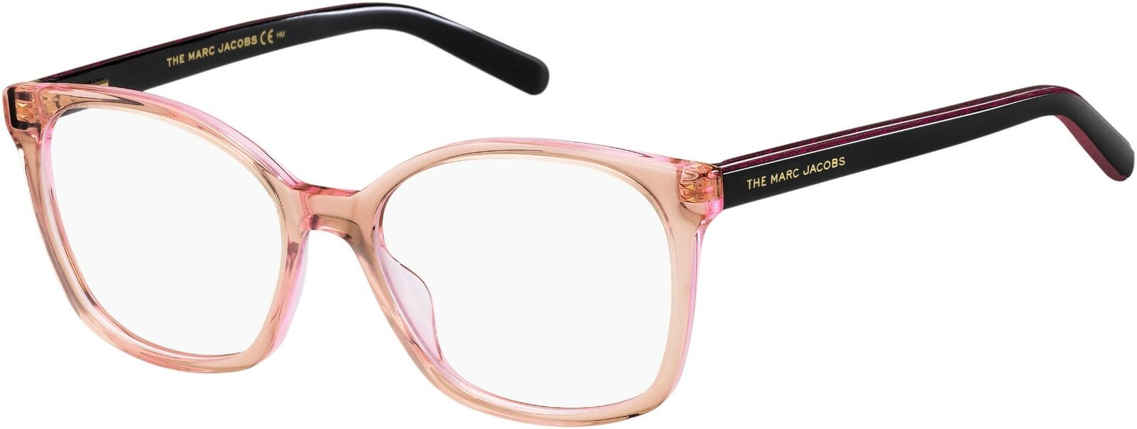 Marc Jacobs Marc 464 0130 Pink Black Square Women's Eyeglasses.