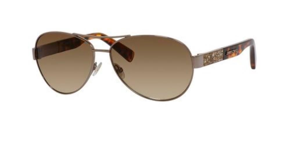 Jimmy Choo Baba/S VUT/JD Shiny Bronze Havana/Brown Gradient Sunglasses
