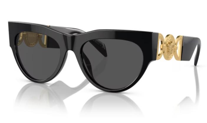 Versace VE4440U GB1/87 Black/ Dark Grey Cat-Eye Women's Sunglasses