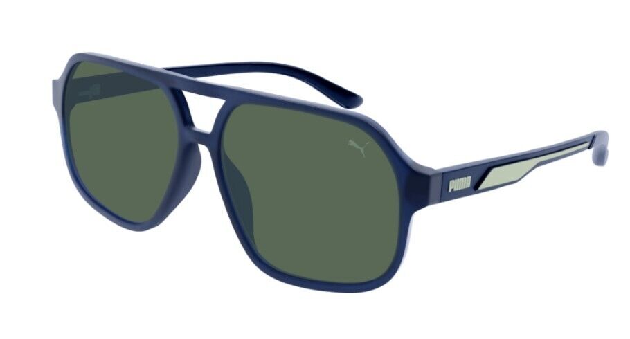 Puma PU0368S-003 Blue/Green Navigator Full Rim Men's Sunglasses