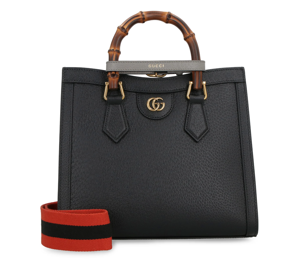 Gucci Diana Small Tote Bag Black Women's Bag 702721U3ZDT 1260