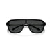 0OV5591SU Oliver Peoples Black sunglasses on a white background 4