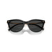 0OV5597SU Black cat-eye sunglasses on a white background 5