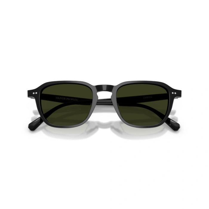 Black sunglasses with dark lenses on a white background 0OV5598SU 1731P1 4