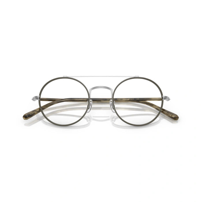 Oliver Peoples 0OV1355T Etlin 5241 - Silver/Olive Unisex Eyeglasses 47 (M) 1