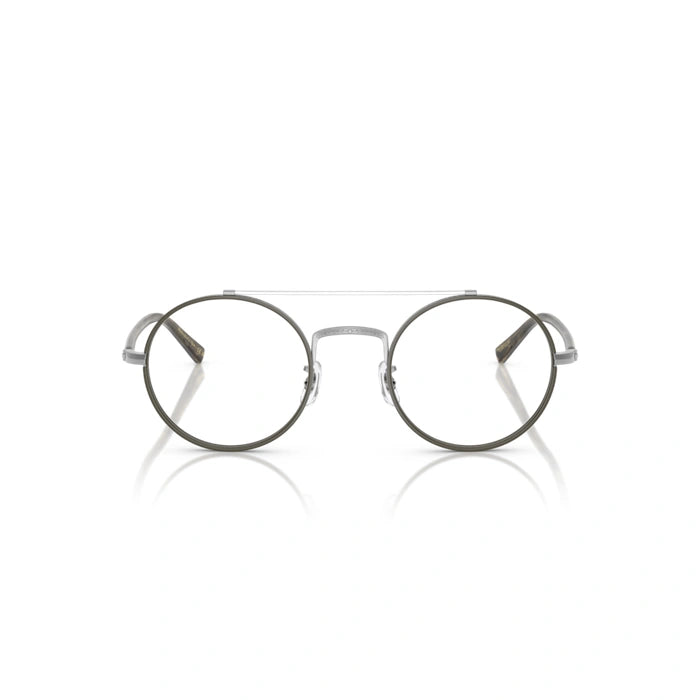 Oliver Peoples 0OV1355T Etlin 5241 - Silver/Olive Unisex Eyeglasses 47 (M) 6