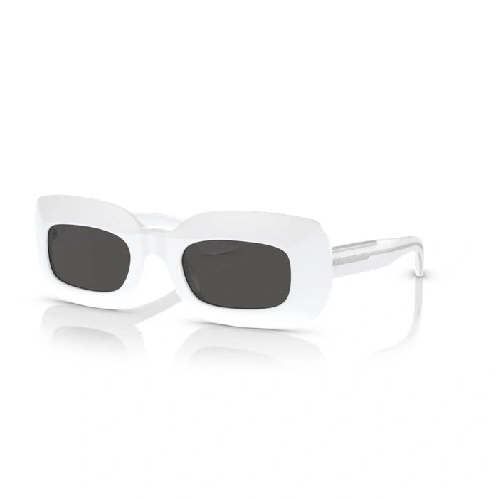 0OV5548SU Woman White Sunglasses 2
