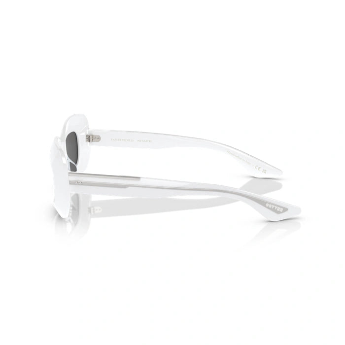 0OV5548SU Woman White Sunglasses 3