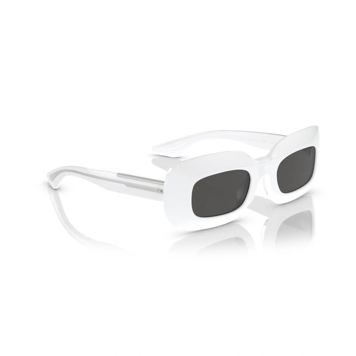 0OV5548SU Woman White Sunglasses 5