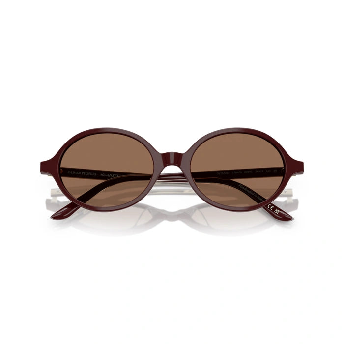 0OV5574SU Woman Burgundy Sunglasses 7