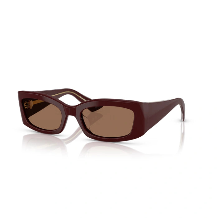 0OV5575SU Woman Burgundy Sunglasses 2