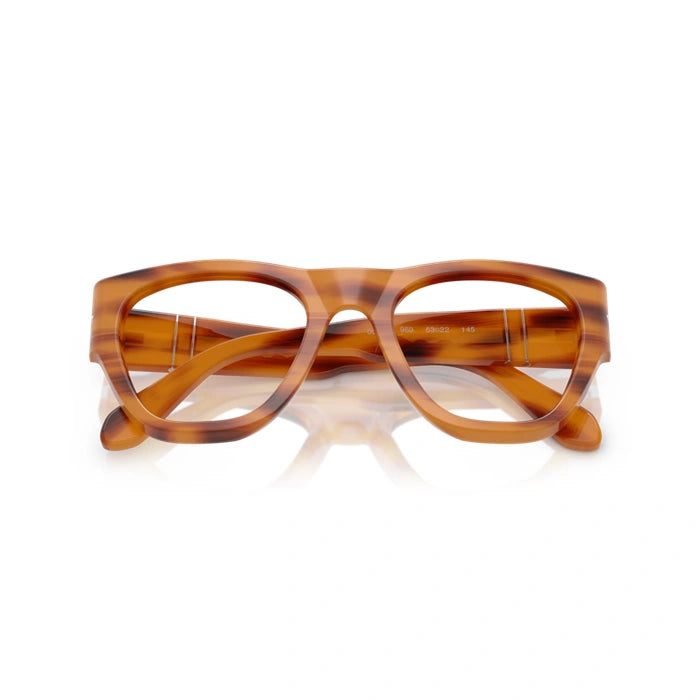 Persol 0PO0054V 960 - Striped Brown Unisex Eyeglasses 53 (L) 1