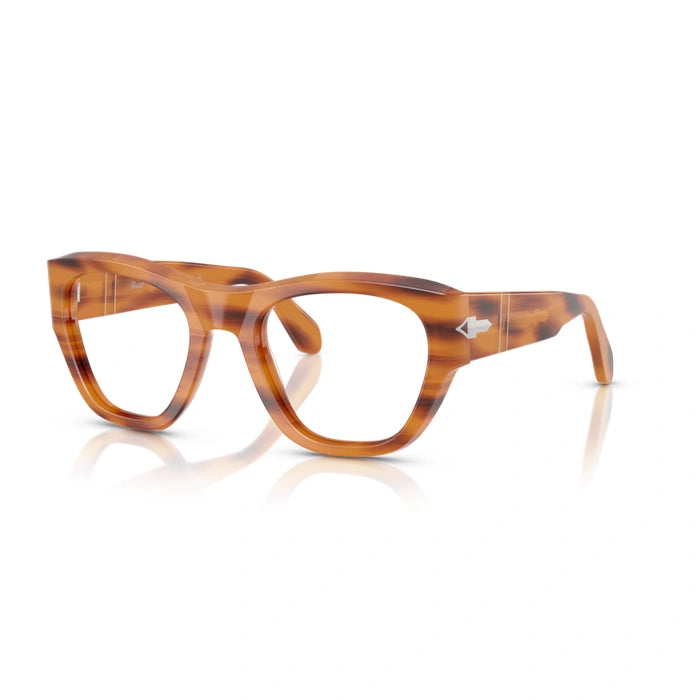 Persol 0PO0054V 960 - Striped Brown Unisex Eyeglasses 53 (L) 2