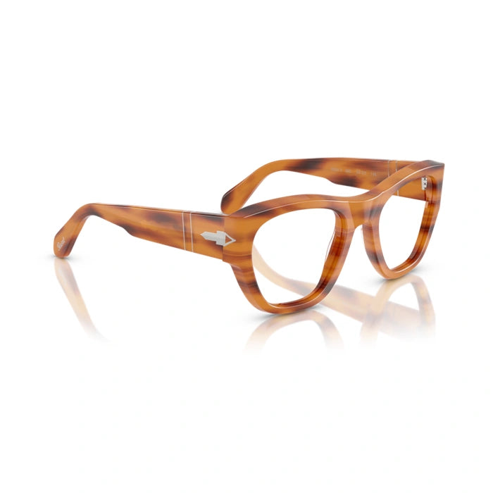 Persol 0PO0054V 960 - Striped Brown Unisex Eyeglasses 53 (L) 5