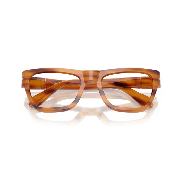 Persol 0PO0091V 960 - Striped Brown Unisex Eyeglasses 53 (M) 7