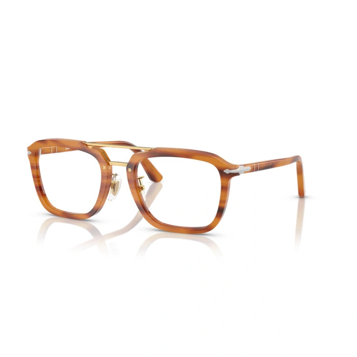 Persol 0PO0204V 960 - Striped Brown Unisex Eyeglasses 52 (M) 1