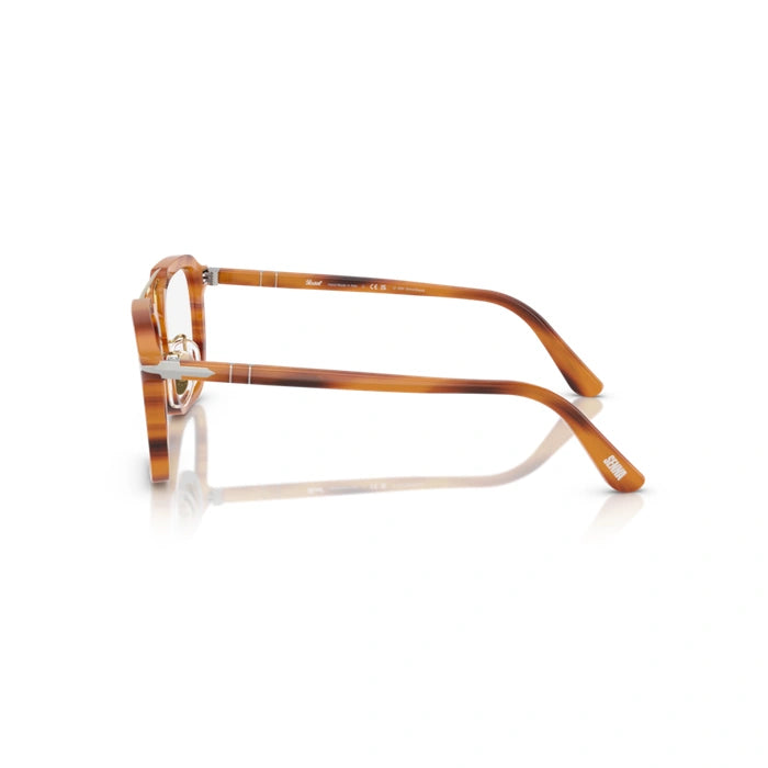 Persol 0PO0204V 960 - Striped Brown Unisex Eyeglasses 54 (L) 2
