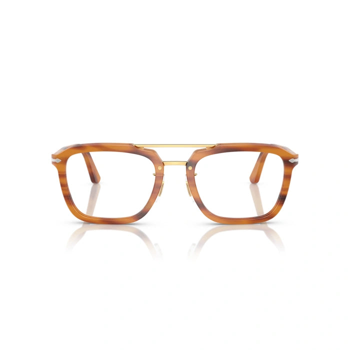 Persol 0PO0204V 960 - Striped Brown Unisex Eyeglasses 54 (L) 5
