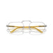 Persol 0PO1020V 518 - Silver Unisex Eyeglasses 53 (XXL) 1