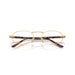 Persol 0PO1023V 515 - Gold Unisex Eyeglasses 55 (XXL) 7