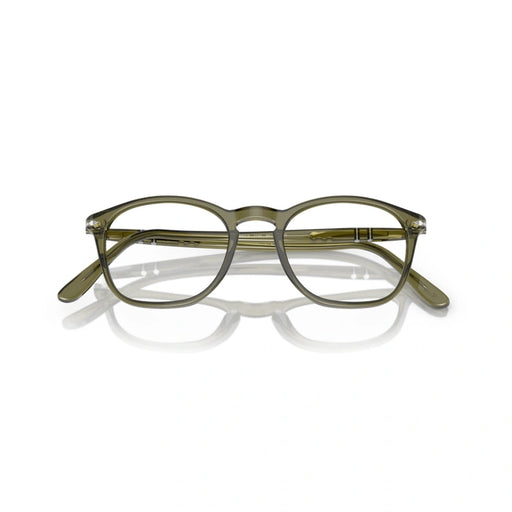 Persol 0PO3007V 1142 - Olive Transparent Man Eyeglasses 52 (S) 1