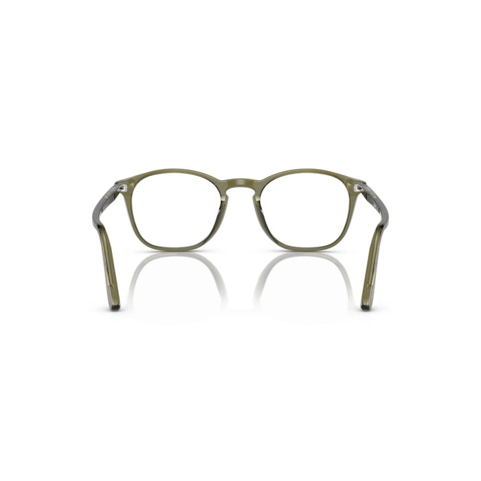 Persol 0PO3007V 1142 - Olive Transparent Man Eyeglasses 52 (S) 4