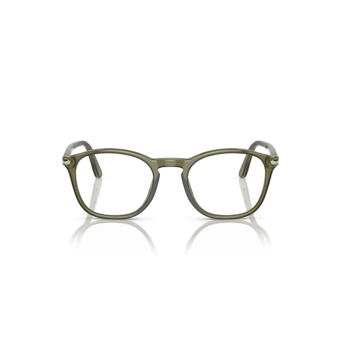 Persol 0PO3007V 1142 - Olive Transparent Man Eyeglasses 50 (XS) 6