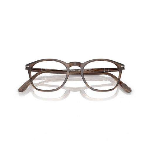 Persol 0PO3007V 1208 - Striped Brown Man Eyeglasses 52 (S) 1