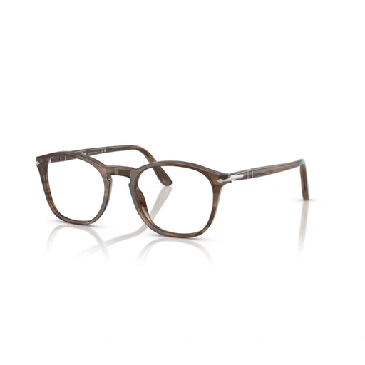Persol 0PO3007V 1208 - Striped Brown Man Eyeglasses 50 (XS) 2