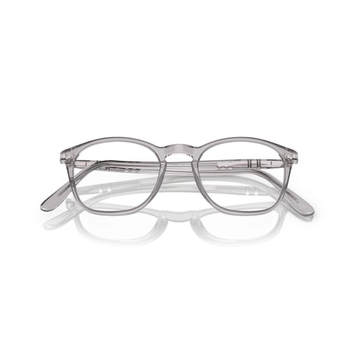 Persol 0PO3007V 309 - Transparent Grey Man Eyeglasses 50 (XS) 1