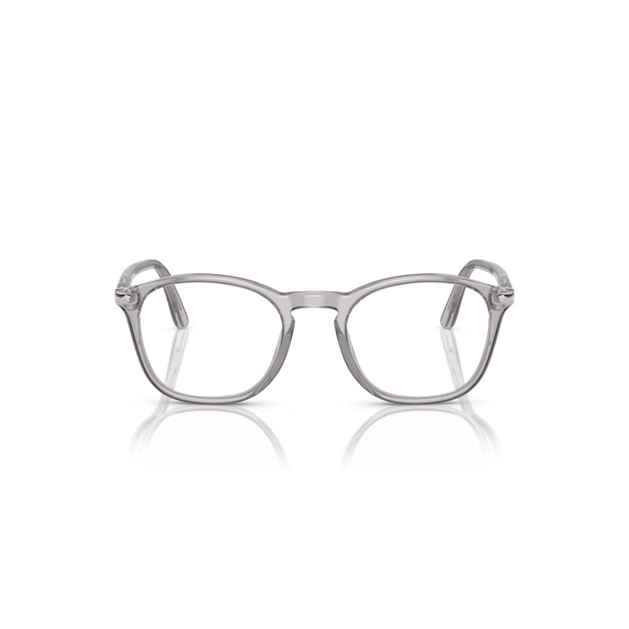 Persol 0PO3007V 309 - Transparent Grey Man Eyeglasses 50 (XS) 6
