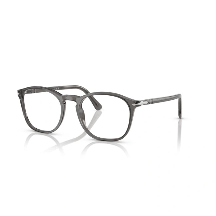 Persol 0PO3007VM 1196 - Transparent Grey Man Eyeglasses 52 (L) 2