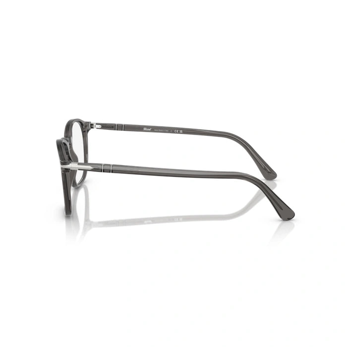 Persol 0PO3007VM 1196 - Transparent Grey Man Eyeglasses 52 (L) 3