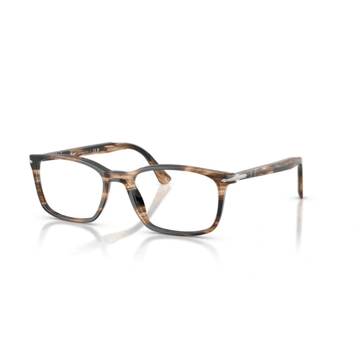Persol 0PO3189V 1236 - Striped Black & Greish Brown Man Eyeglasses 55 (XL) 2