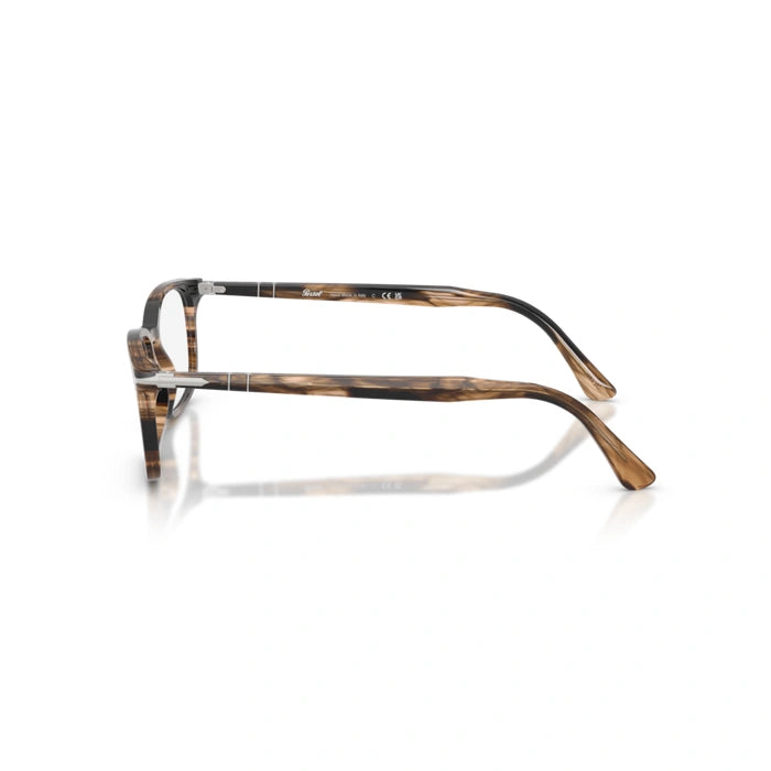 Persol 0PO3189V 1236 - Striped Black & Greish Brown Man Eyeglasses 53 (L) 3