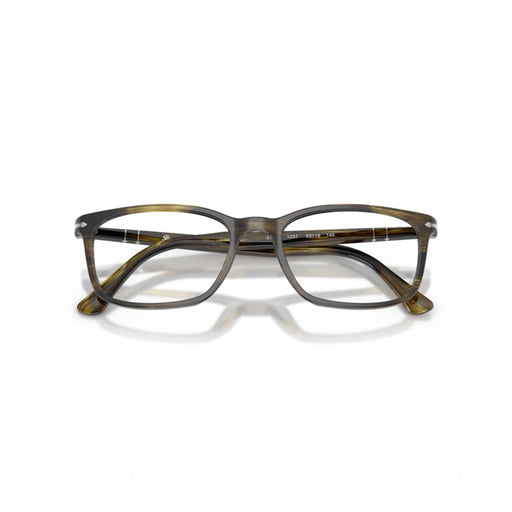 Persol 0PO3189V 1237 - Striped Black & Olive Green Man Eyeglasses 55 (XL) 1